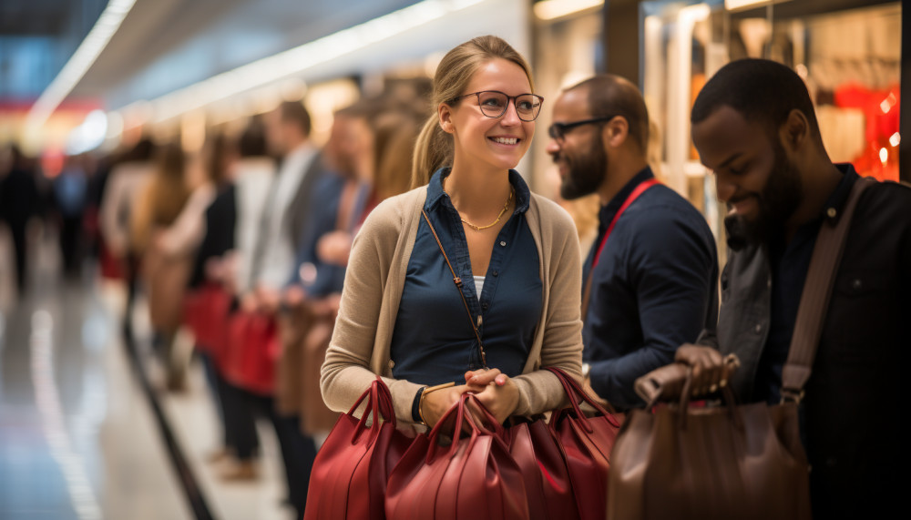 The retail industry sees a surge in the US